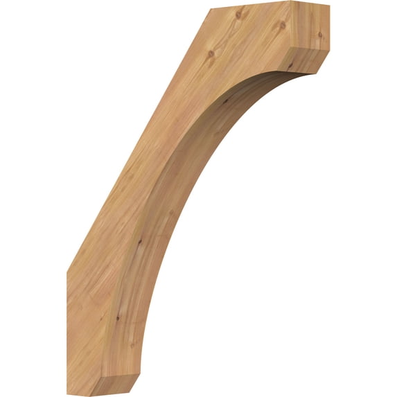 5 1/2"W x 28"D x 36"H Legacy Smooth Knee Brace, Western Red Cedar