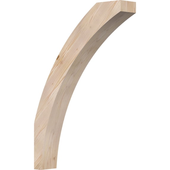 5 1/2"W x 28"D x 40"H Thorton Smooth Knee Brace, Douglas Fir