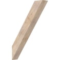 thumbnail image 1 of 5 1/2"W x 28"D x 40"H Traditional Smooth Knee Brace, Douglas Fir, 1 of 4