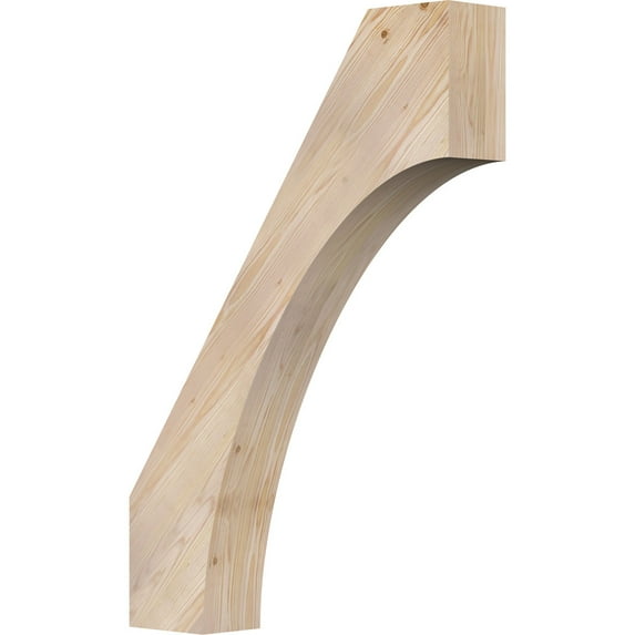 5 1/2"W x 28"D x 40"H Westlake Smooth Knee Brace, Douglas Fir