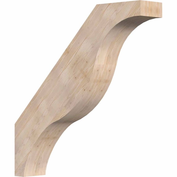 5 1/2"W x 30"D x 30"H Funston Smooth Brace, Douglas Fir
