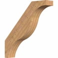 thumbnail image 1 of 5 1/2"W x 30"D x 30"H Funston Smooth Knee Brace, Western Red Cedar, 1 of 13