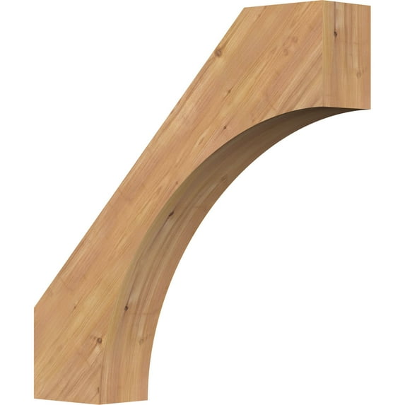5 1/2"W x 30"D x 30"H Westlake Smooth Brace, Western Red Cedar