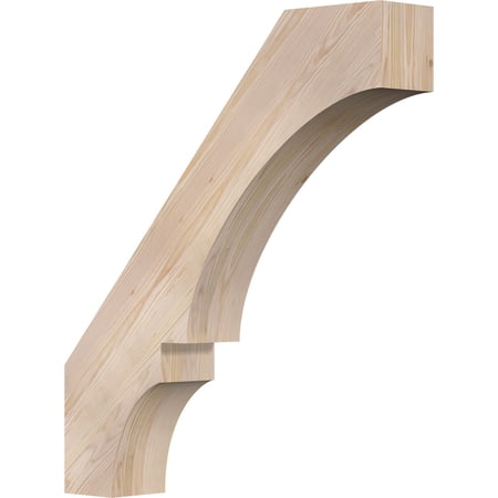 5 1/2"W x 30"D x 34"H Balboa Smooth Knee Brace, Douglas Fir