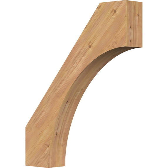 5 1/2"W x 30"D x 36"H Westlake Smooth Knee Brace, Western Red Cedar
