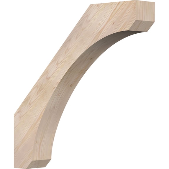 5 1/2"W x 32"D x 32"H Legacy Smooth Knee Brace, Douglas Fir