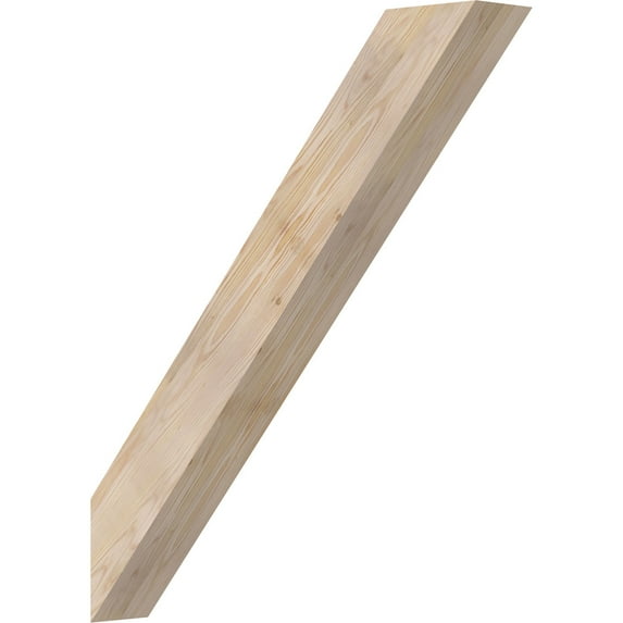 5 1/2"W x 34"D x 40"H Traditional Smooth Knee Brace, Douglas Fir