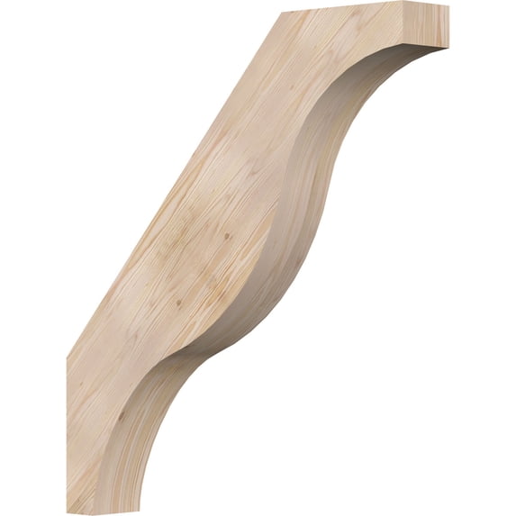 5 1/2"W x 36"D x 40"H Funston Smooth Knee Brace, Douglas Fir