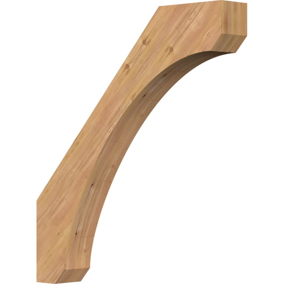 5 1/2"W x 36"D x 40"H Legacy Smooth Knee Brace, Western Red Cedar