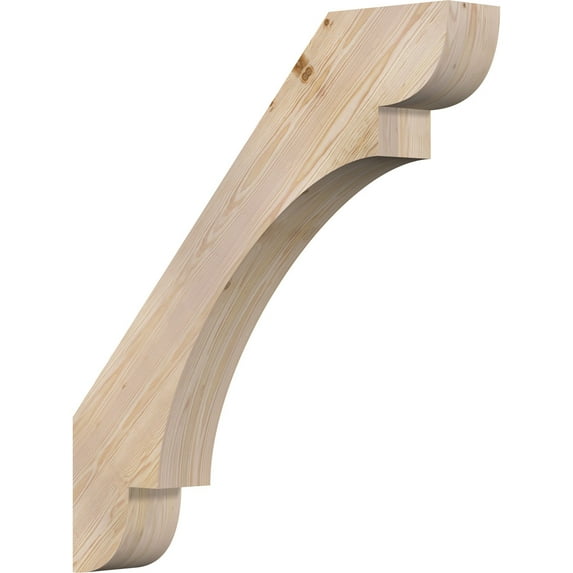 5 1/2"W x 36"D x 40"H Olympic Smooth Knee Brace, Douglas Fir