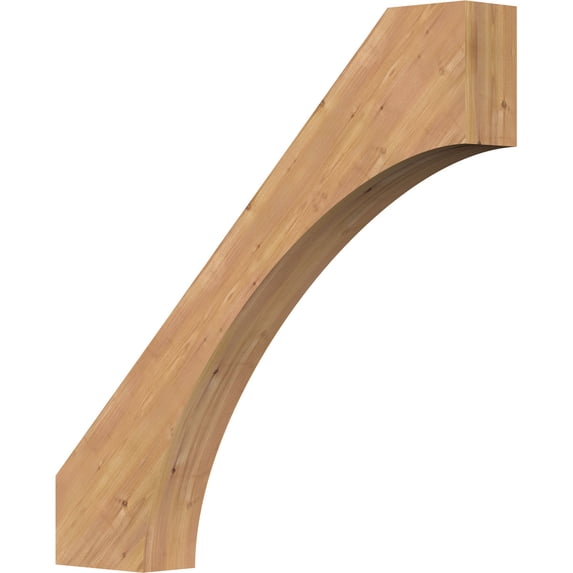 5 1/2"W x 40"D x 40"H Westlake Smooth Knee Brace, Western Red Cedar