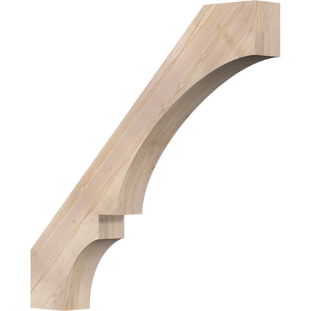 5 1/2"W x 44"D x 44"H Balboa Smooth Knee Brace, Douglas Fir