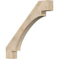 thumbnail image 1 of 5 1/2"W x 44"D x 44"H Merced Smooth Knee Brace, Douglas Fir, 1 of 4