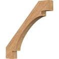 thumbnail image 1 of 5 1/2"W x 44"D x 44"H Merced Smooth Knee Brace, Western Red Cedar, 1 of 4