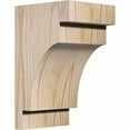 thumbnail image 1 of 5 1/2"W x 6"D x 10"H Mediterranean Smooth Corbel, Douglas Fir, 1 of 9