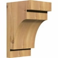 thumbnail image 1 of 5 1/2"W x 6"D x 10"H Mediterranean Smooth Corbel, Western Red Cedar, 1 of 9