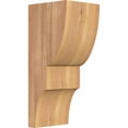 thumbnail image 1 of 5 1/2"W x 6"D x 14"H Ridgewood Smooth Corbel, Western Red Cedar, 1 of 9