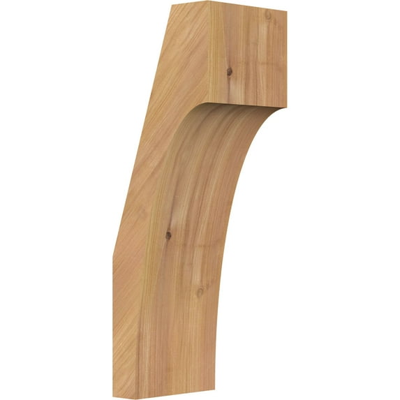 5 1/2"W x 6"D x 18"H Westlake Smooth Knee Brace, Western Red Cedar