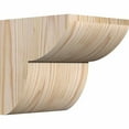 thumbnail image 1 of 5 1/2"W x 6"D x 6"H Crestline Smooth Corbel, Douglas Fir, 1 of 9
