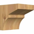 thumbnail image 1 of 5 1/2"W x 6"D x 6"H Monterey Smooth Corbel, Western Red Cedar, 1 of 9