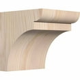 thumbnail image 1 of 5 1/2"W x 6"D x 6"H Yorktown Smooth Corbel, Douglas Fir, 1 of 9
