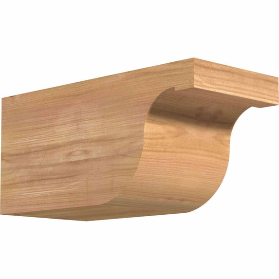 5 1/2"W x 6"H x 12"L Del Monte Smooth Rafter Tail, Western Red Cedar