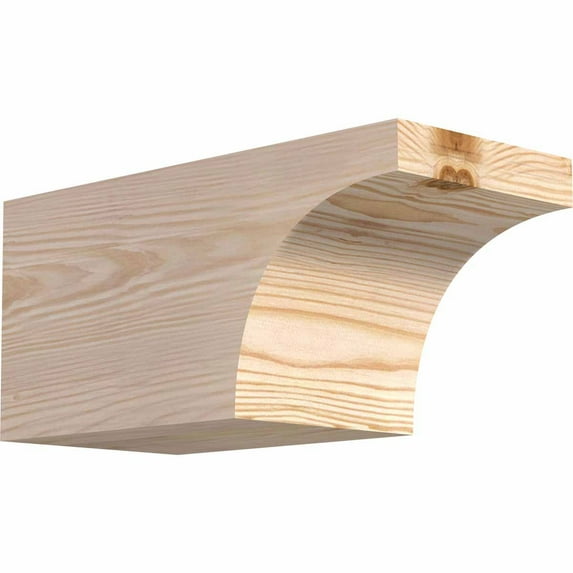 5 1/2"W x 6"H x 12"L Huntington Smooth Rafter Tail, Douglas Fir