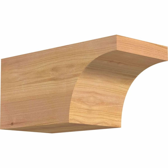 5 1/2"W x 6"H x 12"L Huntington Smooth Rafter Tail, Western Red Cedar