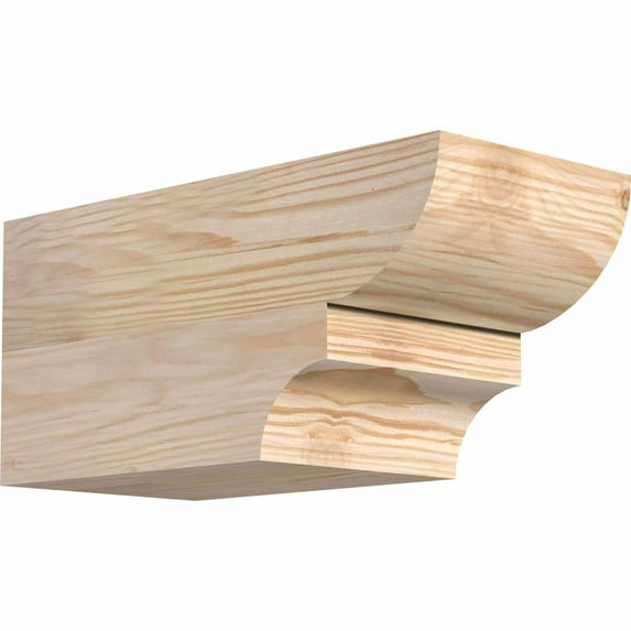 5 1/2"W x 6"H x 12"L Ridgewood Smooth Rafter Tail, Douglas Fir
