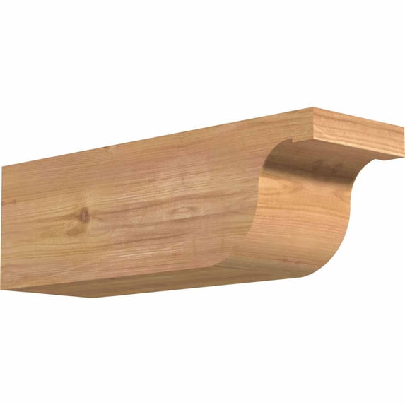 5 1/2"W x 6"H x 18"L Del Monte Smooth Rafter Tail, Western Red Cedar