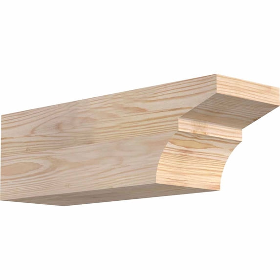 5 1/2"W x 6"H x 18"L Monterey Smooth Rafter Tail, Douglas Fir