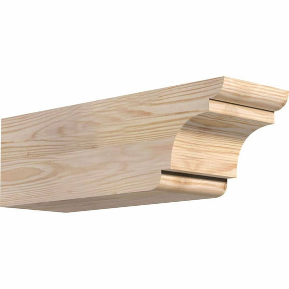 5 1/2"W x 6"H x 18"L New Brighton Smooth Rafter Tail, Douglas Fir