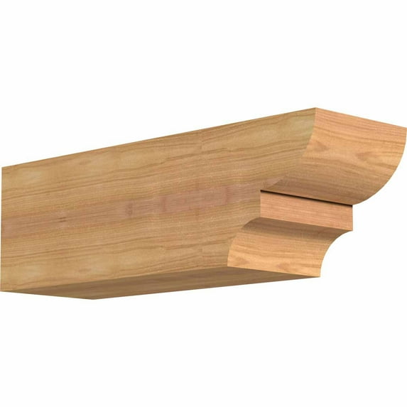 5 1/2"W x 6"H x 18"L Ridgewood Smooth Rafter Tail, Western Red Cedar