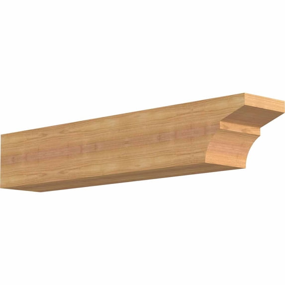 5 1/2"W x 6"H x 32"L Monterey Smooth Rafter Tail, Western Red Cedar