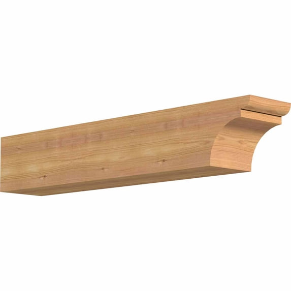 5 1/2"W x 6"H x 32"L Yorktown Smooth Rafter Tail, Western Red Cedar