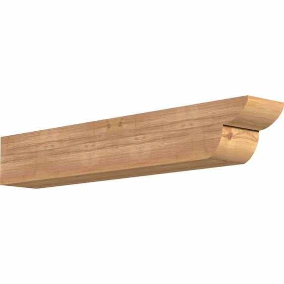 5 1/2"W x 6"H x 36"L Crestline Smooth Rafter Tail, Western Red Cedar