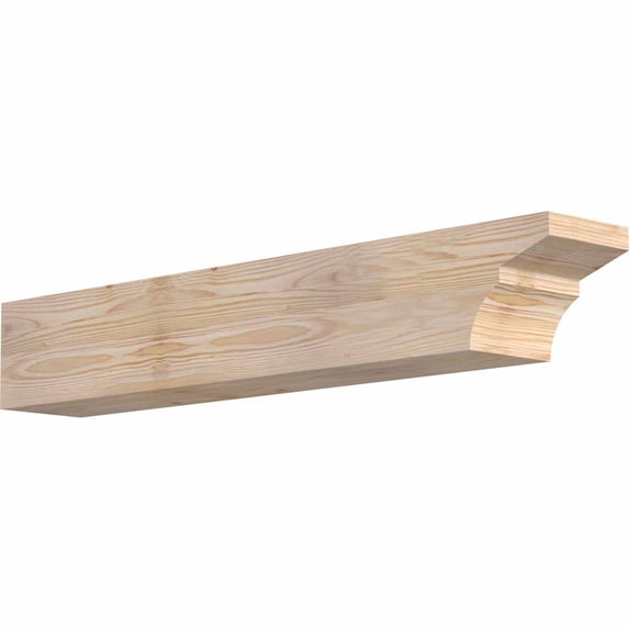 5 1/2"W x 6"H x 36"L Monterey Smooth Rafter Tail, Douglas Fir