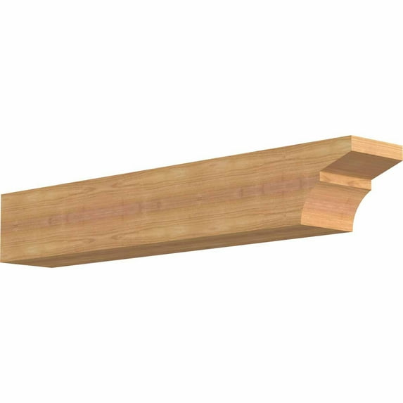 5 1/2"W x 6"H x 36"L Monterey Smooth Rafter Tail, Western Red Cedar