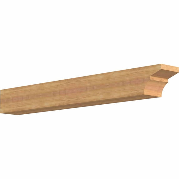 5 1/2"W x 6"H x 48"L Monterey Smooth Rafter Tail, Western Red Cedar