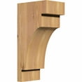 thumbnail image 1 of 5 1/2"W x 8"D x 16"H Mediterranean Smooth Corbel, Western Red Cedar, 1 of 9