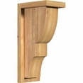 thumbnail image 1 of 5 1/2"W x 8"D x 16"H Ridgewood Smooth Corbel w/Backplate, Western Red Cedar, 1 of 9