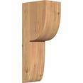 thumbnail image 1 of 5 1/2"W x 8"D x 20"H Crestline Smooth Corbel, Western Red Cedar, 1 of 9