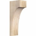 thumbnail image 1 of 5 1/2"W x 8"D x 20"H Huntington Smooth Corbel, Douglas Fir, 1 of 9