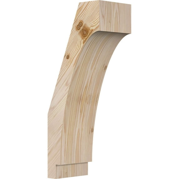 5 1/2"W x 8"D x 20"H Imperial Smooth Knee Brace, Douglas Fir