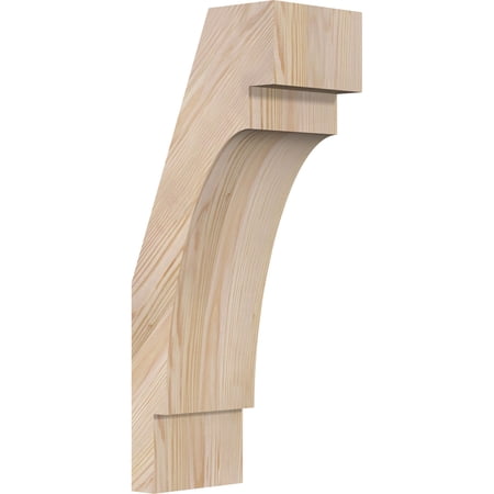 5 1/2"W x 8"D x 20"H Merced Smooth Knee Brace, Douglas Fir