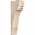 thumbnail image 1 of 5 1/2"W x 8"D x 24"H Pescadero Smooth Corbel, Douglas Fir, 1 of 9