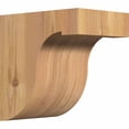 thumbnail image 1 of 5 1/2"W x 8"D x 8"H Del Monte Smooth Corbel, Western Red Cedar, 1 of 9