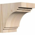 thumbnail image 1 of 5 1/2"W x 8"D x 8"H Pescadero Smooth Corbel, Douglas Fir, 1 of 9
