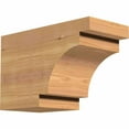 thumbnail image 1 of 5 1/2"W x 8"H x 12"L Mediterranean Smooth Rafter Tail, Western Red Cedar, 1 of 4