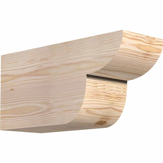 5 1/2"W x 8"H x 16"L Crestline Smooth Rafter Tail, Douglas Fir